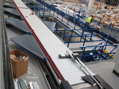 Levering og montering av mezzanin reolsystem.2